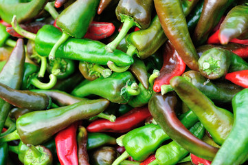 fresh pepper selling at agriculture market
