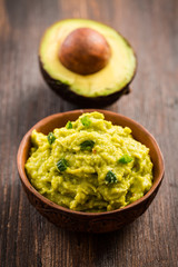 Guacamole with avocado