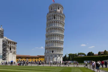 Foto op Plexiglas De scheve toren Toskana-Impressionen, Pisa, Schiefer Turm von Pisa