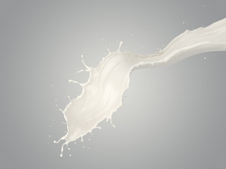 milk or yogurt splashing
