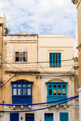 antique city building in Valletta,Malta Europe