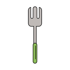 fork kitchenware icon image vector illustration design 