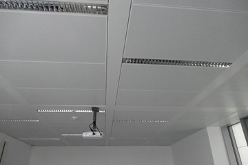 ventilation on a white ceiling