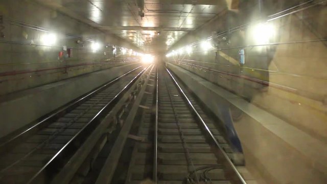 Milano, Tunnel metropolitana time lapse