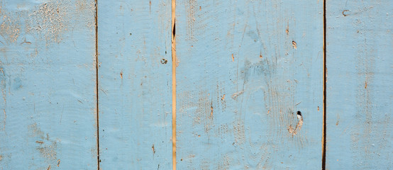 Vintage grunge blue background of natural wood old texture