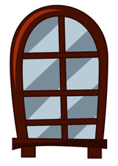 Old fashioned style of window