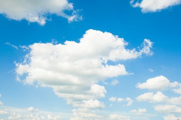 Blue sky with clouds