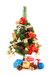 Christmas tree with decoration