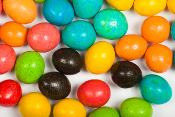 Color candy in glaze