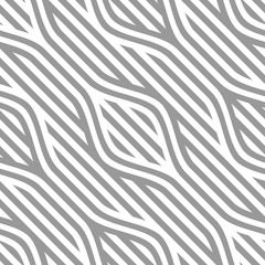 Vector seamless pattern. Modern stylish texture. Repeated geometric pattern. Mesh of curved lines.