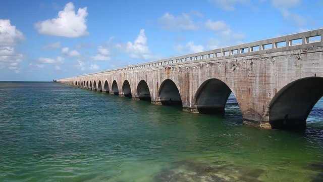 
This is a video of the Seven Mile Bridge in the Florida Keys.  This is also known as the Overseas Highway.
