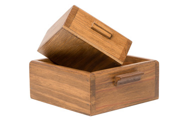 Small wooden boxes