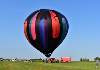 Lincoln, Illinois - USA - August 25, 2017: Lincoln Balloon 2017
