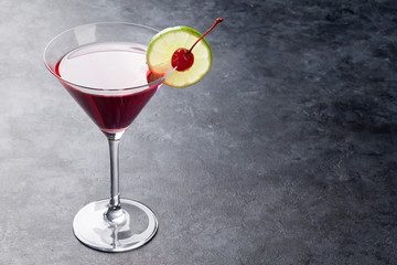 Cosmopolitan cocktail