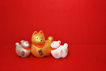 干支の置物　戌年