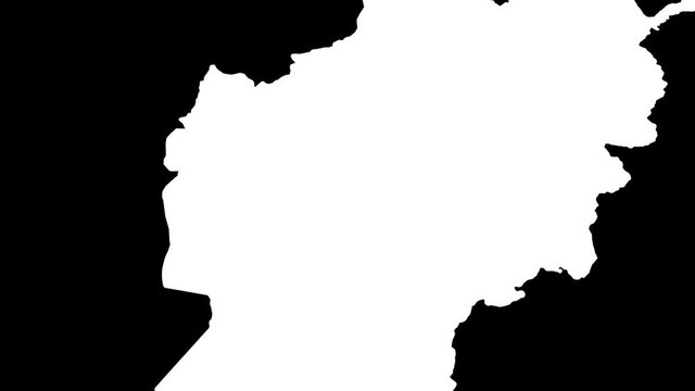 Farah - Afghanistan, province extruded. Solids