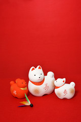 干支の置物　戌年