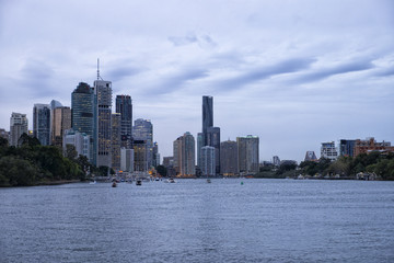Fototapeta na wymiar Brisbane Bay