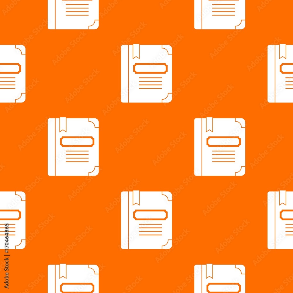 Poster tutorial with bookmark pattern seamless