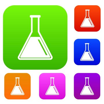 Test tube with oil set collection