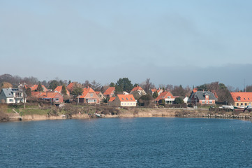 Obraz premium Town of Kalvehave in Denmark