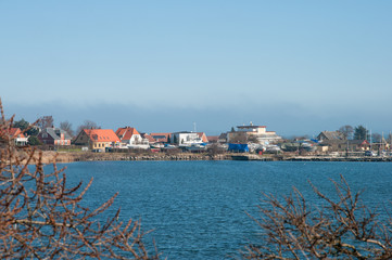 Town of Kalvehave in Denmark
