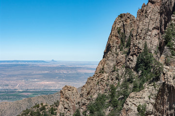 View from the Sandias