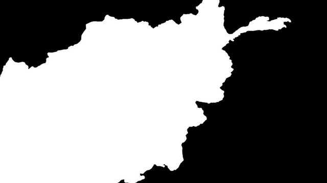 Kunar - Afghanistan, province extruded. Bumps