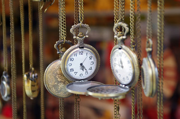 old silver pocket watch