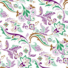 paisley pattern for textile and wrapping use
