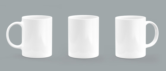 Coffee mug empty mock-up