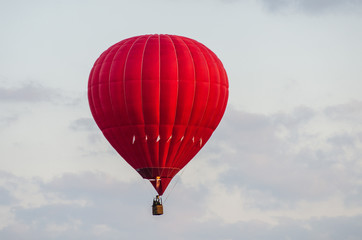Fototapeta premium The balloon is flying in the sky