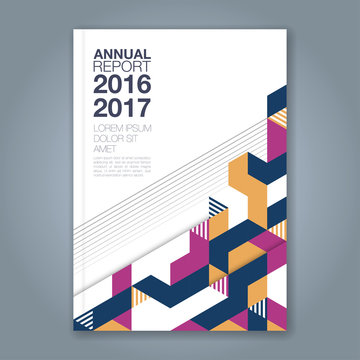 Abstract minimal geometric background for business annual report book cover brochure flyer poster