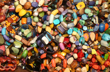 background of colorful stones for decorations