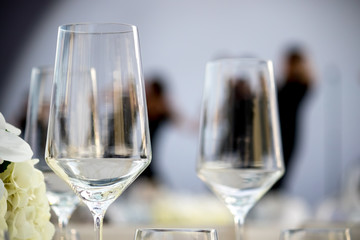 Party Setting with Bokeh Background