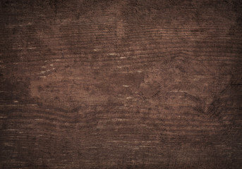Dark scratched grunge cutting board.