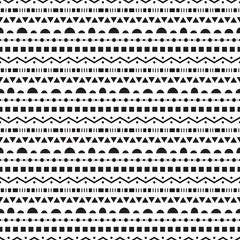 Seamless pattern in black and white colors