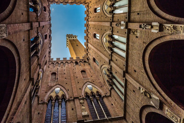 view from public square of Siena © Vivida Photo PC