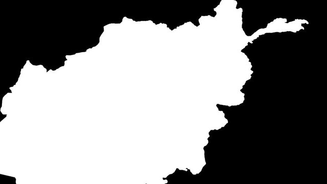 Parwan - Afghanistan, province extruded. Bumps