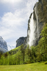 Swiss waterfall