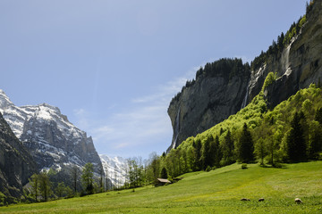 lauterbrunnen valley in switzerland
