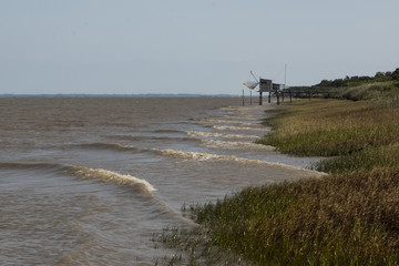 Carrelet du Médoc - Gironde - Aquitaine.
