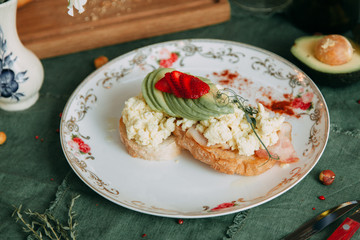 Autumn menu of appetizers