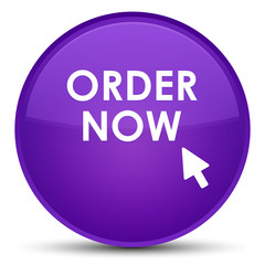 Order now special purple round button
