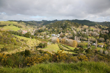 Puhoi Valley in Autumn, New Zealand
