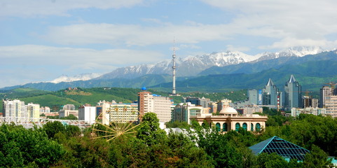 Almaty city view