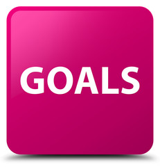 Goals pink square button