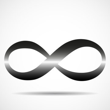 Infinity symbol. Abstract Vector Logo. Limitless sign icon