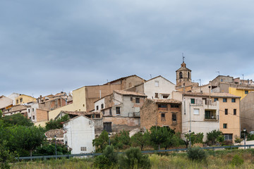 Fototapeta na wymiar Medieval village in Spain