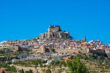 Naklejka premium Morella, Maestrazgo in Valencia, Spain